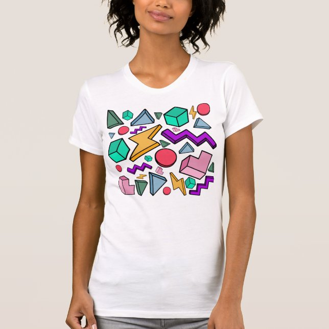 Camiseta Retro de cosecha estética de los años 80 (Anverso)