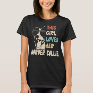 Camiseta Retro de cosecha Guay Chica de cólera de borde par
