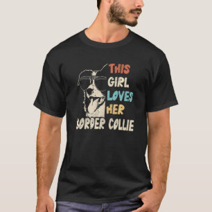 Camiseta Retro de cosecha Guay Chica de cólera de borde par