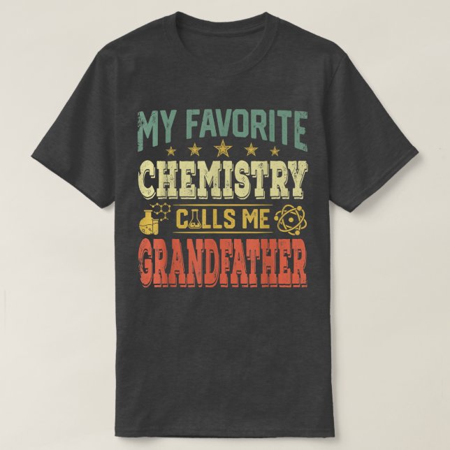 Camiseta Retro de cosecha masculina mi química favorita me  (Diseño del anverso)