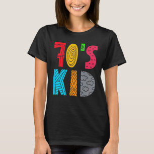 Camiseta Retro de cosecha masculino de traje infantil de 70