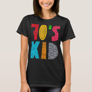 Camiseta Retro de cosecha masculino de traje infantil de 70