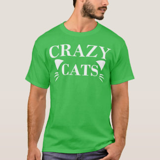 Camiseta Retro de Crazy Cats