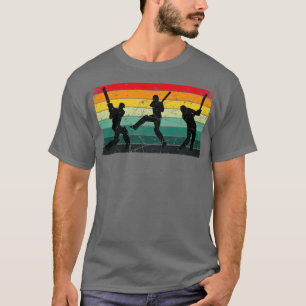 Camiseta Retro de críquet retro vintage retro inglés