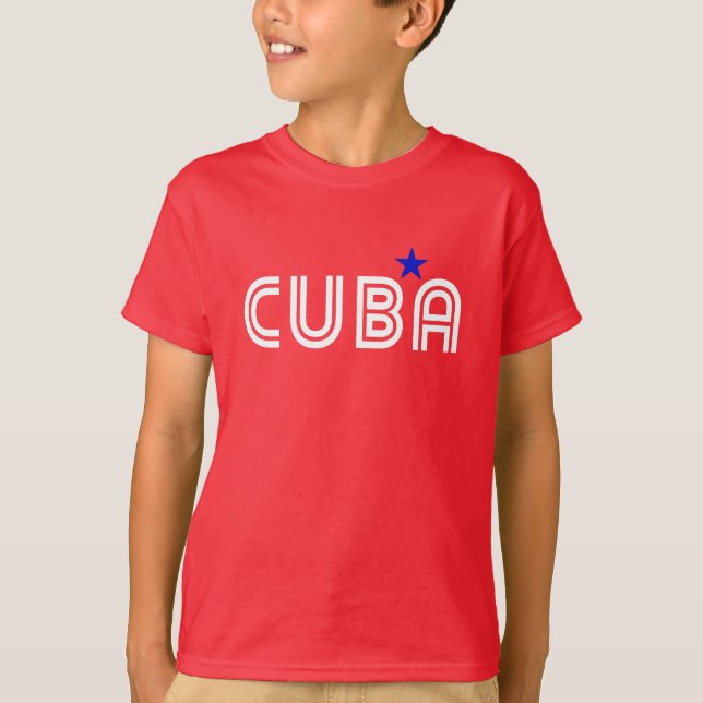 Camiseta retro de Cuba (Anverso)