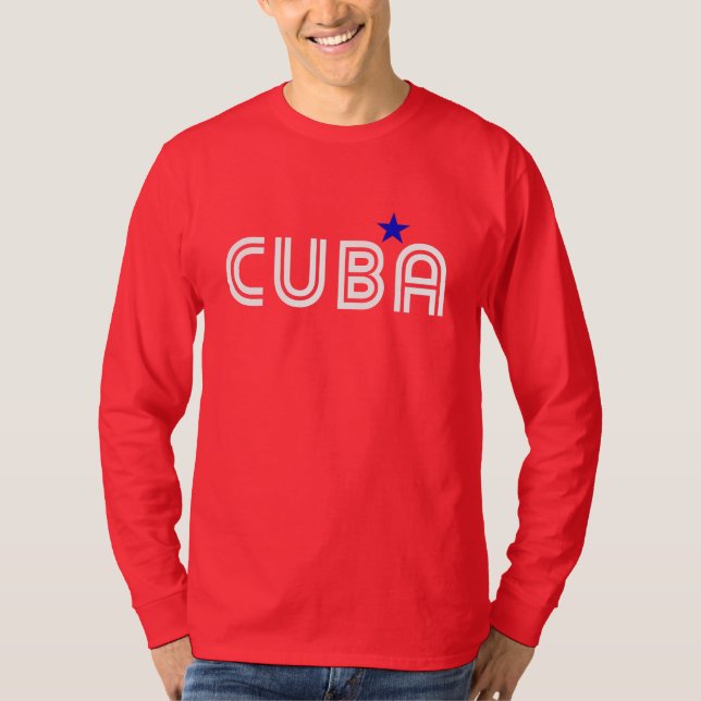 Camiseta retro de Cuba (Anverso)