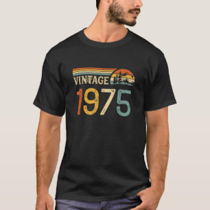 Camiseta Retro de cumpleaños vintage 1975