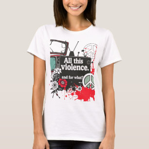 Camiseta Retro de Declaración de Protesta – Poli d