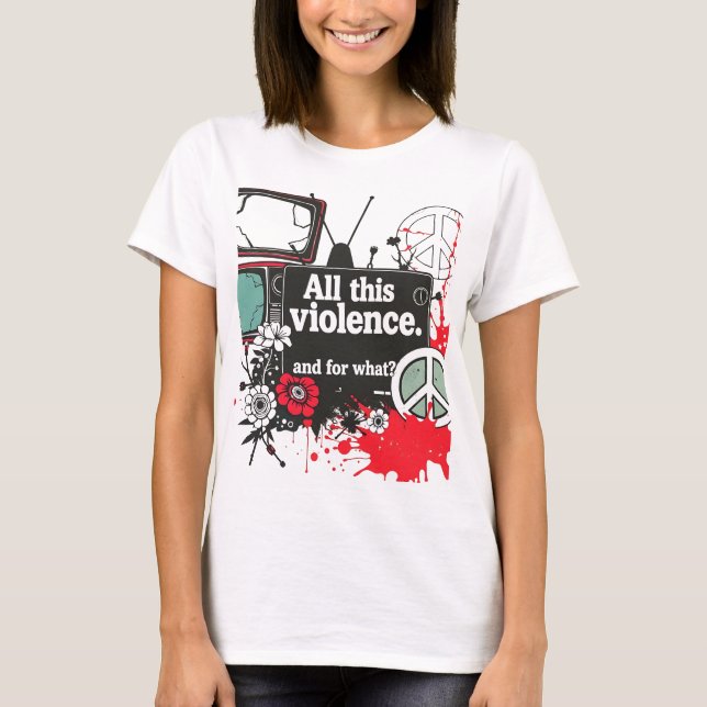 Camiseta Retro de Declaración de Protesta – Poli d (Anverso)