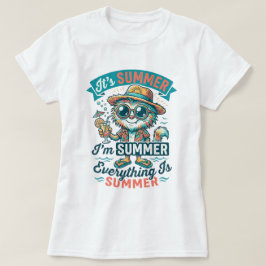 Camiseta Retro de Dibujos Animados de Criatura Div