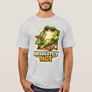 Camiseta Retro de Dibujos Animados de Rana Absolut
