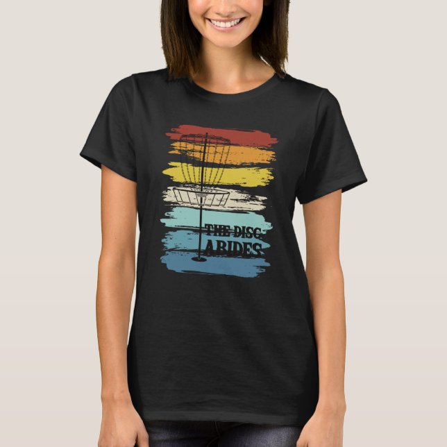 Camiseta Retro de disco de golf (Anverso)