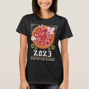 Camiseta Retro de diseño de conejo zodiaco chino vintage 20