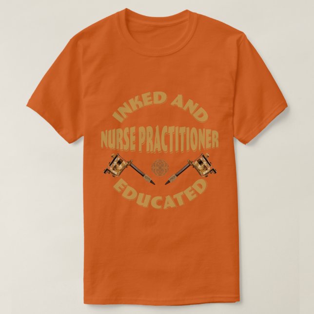 Camiseta Retro de enfermero profesional con tinta y educaci (Diseño del anverso)