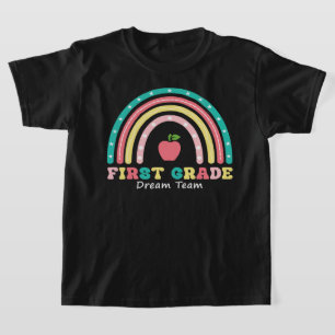 Camiseta retro de equipo de primer grado