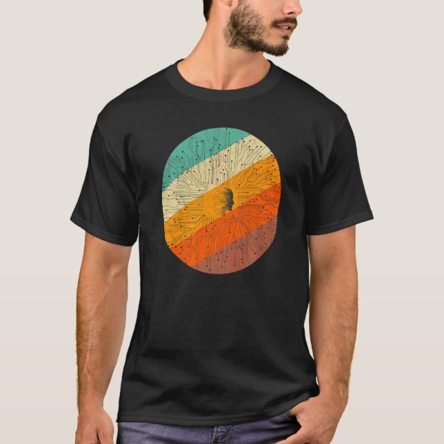 Camiseta Retro de equipo de programadores (Anverso)