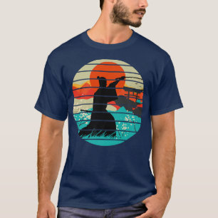 Camiseta Retro de espadas japonesa de Guerrero de Samurai (