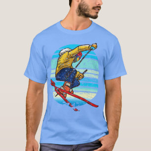 Camiseta Retro de esquí