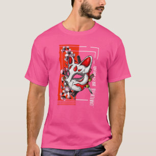 Camiseta Retro de estilo urbano japonés vintage enmascarado