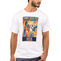 Camiseta Retro de Fútbol para Fan de Verano 2026 c