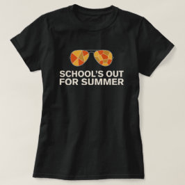 Camiseta Retro de Gafas de Sol School's Out