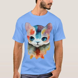 Camiseta Retro de gato acuático