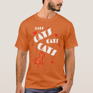 Camiseta Retro de gatos pd19