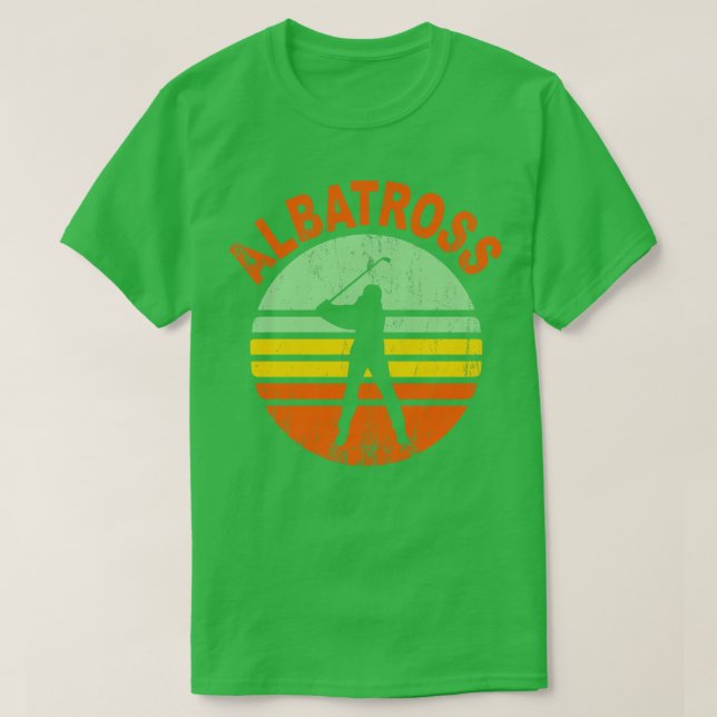 Camiseta retro de golf de albatross (Diseño del anverso)