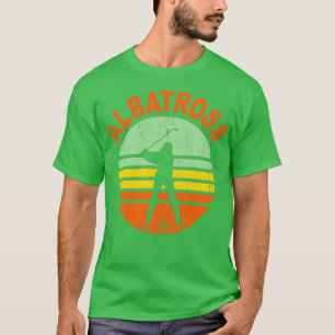 Camiseta retro de golf de albatross