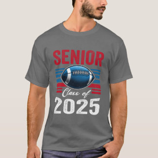 Camiseta retro de graduación de fútbol de la promo