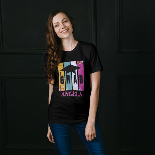 Camiseta Retro de Graduación Personalizada para Ch