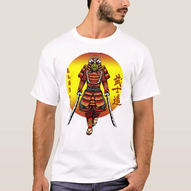 Camiseta Retro de Guay arremetió contra el samurai con 2 Ka (Anverso)