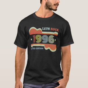 Camiseta Retro de guitarra vintage de cumpleaños número 27 