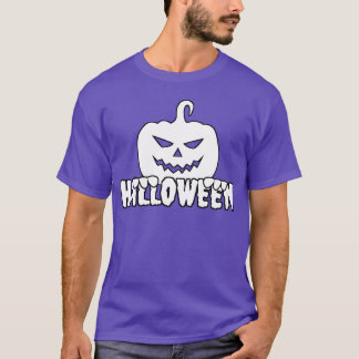 Camiseta Retro de Halloween blanco
