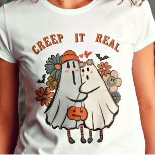 Camiseta retro de Halloween, camiseta vintage de H