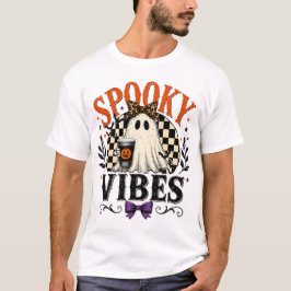 Camiseta Retro de Halloween con Vibraciones Espelu