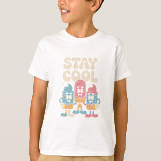 Camiseta Retro de Helado Stay Cool