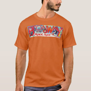 Camiseta Retro de Hogar Musical de Broadway