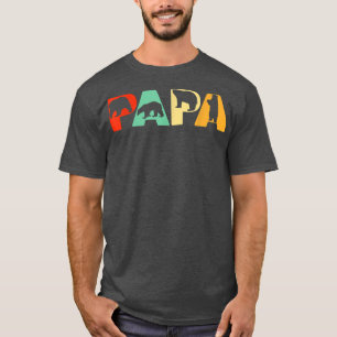 Camiseta Retro de hombres papá oso papá papá oso oso oso pa