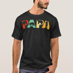 Camiseta Retro de hombres papá oso papá papá oso oso oso pa