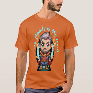 Camiseta Retro de ilustracion Cute Fathers