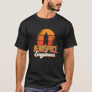 Camiseta Retro de ingeniería de cohetes espaciales de ingen