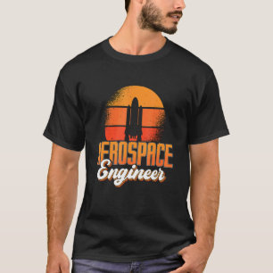 Camiseta Retro de ingeniería de cohetes espaciales de ingen