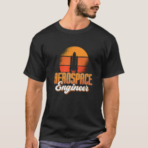 Camiseta Retro de ingeniería de cohetes espaciales de ingen