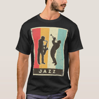 Camiseta Retro de jazz vintage