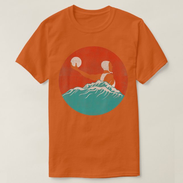 Camiseta Retro de jugador de waterpolo (Diseño del anverso)