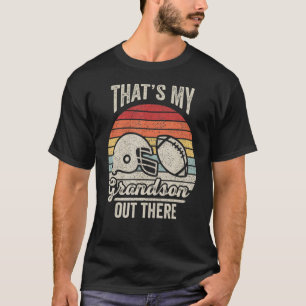 Camiseta Retro de la abuela del béisbol que es mi nieto fue