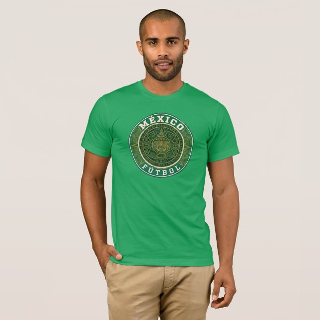 Camiseta Retro de la Copa Mundial de Fútbol de Méx (Anverso completo)