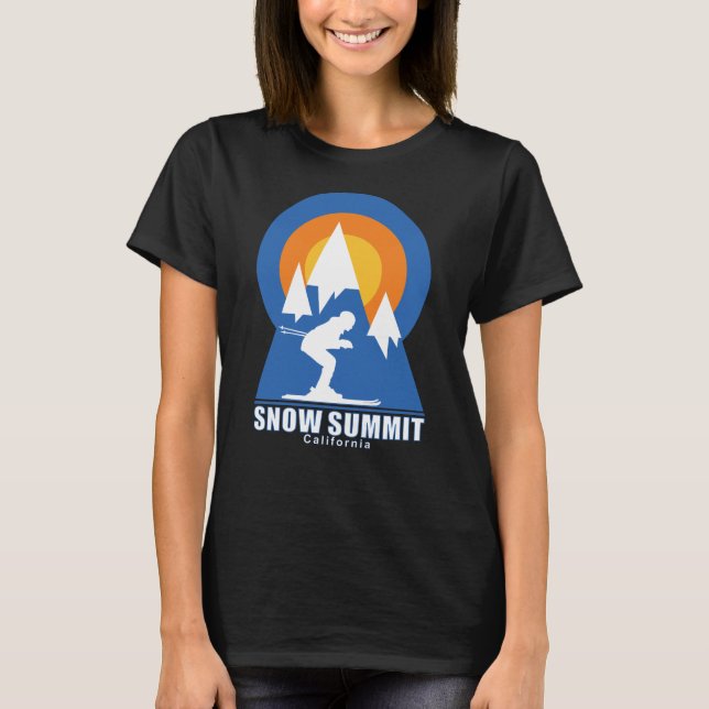 Camiseta Retro De La Cumbre De La Nieve (Anverso)