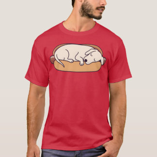 Camiseta retro de la familia de hot dog